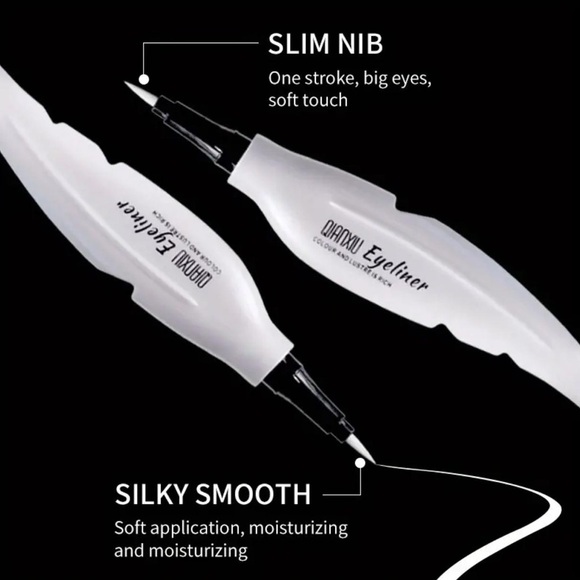 Silky Smooth Precision Application White Eyeliner Pen, Rich Color & Quick Dry - Picture 4 of 6
